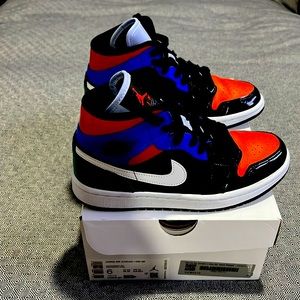 Womens air Jordan 1 Mid Multi Patent